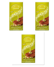Usado, LINDT LINDOR Leche de Pistacho Chocolate 3 x 100 g Barra Nuevo de Alemania segunda mano  Embacar hacia Argentina
