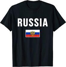 NOVA CAMISETA LIMITADA Rússia Bandeira Russa Melhor Design Camiseta Premium Tamanho P-3XL comprar usado  Enviando para Brazil