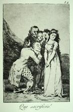 Sacrificio francisco goya d'occasion  France