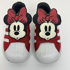 Zapatos sin cordones Adidas Disney Superstar 360 Minnie Mouse para niños pequeños Q46306 9K *LEER* segunda mano  Embacar hacia Argentina