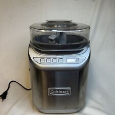 Cuisinart 2QT Ice Cream Maker Machine Stainless Steel ICE-70 NO FREEZER BOWL for sale  Shipping to South Africa