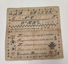 Rare alphabets sampler for sale  Lake Geneva