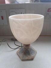 Alabaster table lamp for sale  ANDOVER