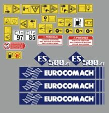 Eurocomach 500 decalcomanie usato  Campagna