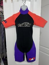 Heat Wave Ski/Surf Wetsuit Shorty 9/Black Purple Coral Women’s Size Small/Medium for sale  Shipping to South Africa
