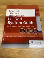 Guía del sistema de intervención nivelado alfabetización niveles Rojo L-Q lecciones 1-192 segunda mano  Embacar hacia Spain