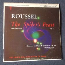 ROUSSEL The Spider's Feast Op.17/Piano Concerto Op.36 segunda mano  Embacar hacia Argentina