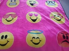 Pink emoji throw for sale  Phoenix