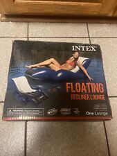 Espreguiçadeira reclinável inflável flutuante para piscina Intex com porta-copos (usada) comprar usado  Enviando para Brazil