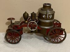 Kingsbury Wilkins Wind-up Fire Truck Large Steamer Pumper Toy ah-80 for sale  Shipping to South Africa
