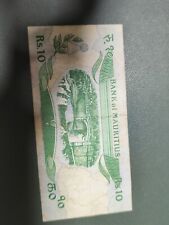 Banconota rupees mauritius usato  Mondragone