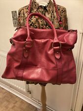 Pink faux leather for sale  WOKING