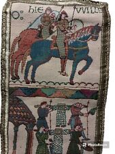 Usado, Tapeçaria de parede Bayeux Edward europeia 41X7,25 arte de parede tecida medieval rara comprar usado  Enviando para Brazil