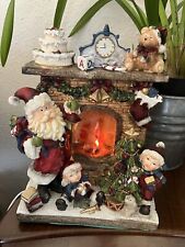 Christmas fireplace scene for sale  IPSWICH