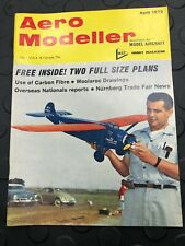 Used, Aero Modeller - Vintage Magazine - Control Line Free Flight Model  April 1972 for sale  COLCHESTER
