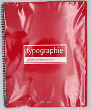 Typographie. guide pratique. d'occasion  France