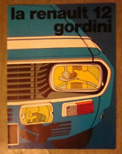 Renault gordini brochure usato  Volano