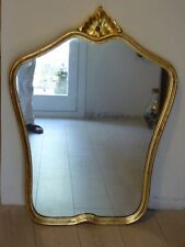 Specchio dorato vintage usato  Villachiara
