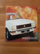 Peugeot 104 prospekt gebraucht kaufen  Deutschland