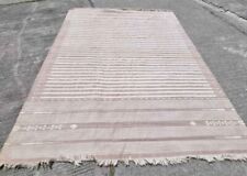 Used, Oka Hand Woven Rug light pink beige 3m x 2.45m  for sale  Shipping to South Africa