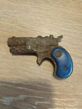 Rare Vintage ZEE Toys Blue Handle GAMBLER Toy Gun 1960'S Derringer. for sale  Shipping to South Africa