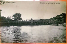 Regatas en la presa De La Olla, Guanajuato, México, Cartão Postal 1905-15 Waterfront comprar usado  Enviando para Brazil