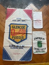 Vintage potato sacks for sale  LONDON