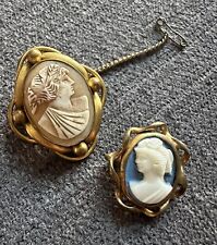 Cameo vintage brooches for sale  LLANELLI