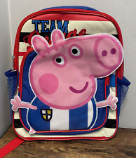 Mochila infantil Peppa Pig Team George 12" pequenas falhas comprar usado  Enviando para Brazil