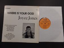 JOYCE JONES - WHERE IS YOUR GOD, MEGA RARO VINIL GOSPEL SOUL "OUÇA AGORA" comprar usado  Enviando para Brazil