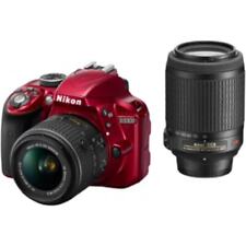 Usado, Kit de zoom doble cámara réflex digital Nikon D3300WZRD USADA D3300 roja D3300Wzrd segunda mano  Embacar hacia Argentina