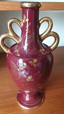 Red ceramic vase for sale  WOKINGHAM