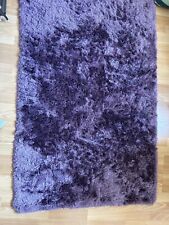 Purple thick shaggy for sale  RUGBY
