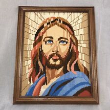 Vintage embroidered jesus for sale  Canton