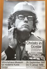 Christo poster firmato usato  Italia
