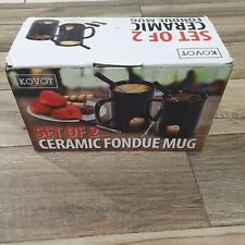 mugs ceramic fondue forks for sale  Dearborn