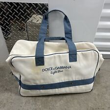 Auténtico Bolso de Mano Dolce and Gabbana Perfume Azul Claro Promoción Playa Lona D&G segunda mano  Embacar hacia Mexico