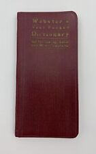 Usado, Webster's Chaleco Diccionario de Bolsillo Autopronunciado-Último y Más Completo segunda mano  Embacar hacia Argentina