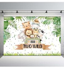 Wild Backdrop Boys Happy Birthday Photo Background Safari Party 7x5 ft  for sale  Shipping to South Africa
