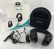 Auriculares de estudio de alta fidelidad Movo MH-100 con micrófono - auriculares con cable sobre la oreja , usado segunda mano  Embacar hacia Argentina