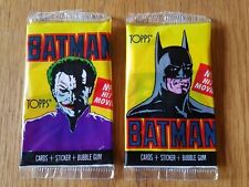 Usado, Tarjetas coleccionables de Batman 1989 Topps - paquete sellado - elige la versión de Batman o Joker segunda mano  Embacar hacia Argentina