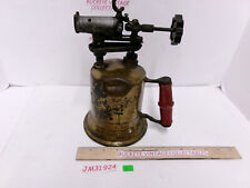 Vintage Antique Turner Brass Works Blow Torch 206A Wood Handle Steampunk UNTESTD for sale  Shipping to South Africa