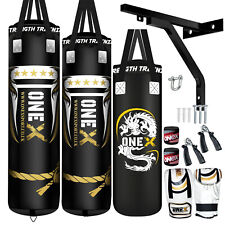 Punch Bag Heavy 3-4-5 FT Filled Buyer Build Set, Straps, Bracket, Boxing Bag New for sale  Shipping to South Africa