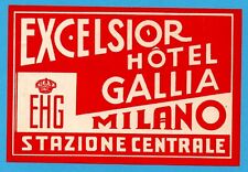 Etichetta hotel gallia usato  Bologna