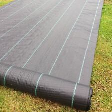 Used, 2m x 50m 100g Weed Control Ground Cover Membrane Fabric Heavy Duty for sale  Shipping to South Africa