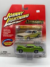 Johnny Lightning 1/64 1971 Plymouth Duster 340 verde abierto segunda mano  Embacar hacia Mexico