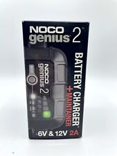 NOCO GENIUS2, Cargador de Batería de Coche Inteligente 2A, 6V y 12V Automotriz con Abrazaderas segunda mano  Embacar hacia Argentina