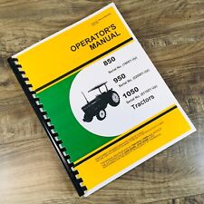 Manual del operador para John Deere 850 950 1050 propietarios de tractores mantenimiento de libros JD, usado segunda mano  Embacar hacia Argentina