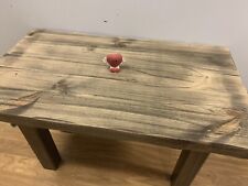 Hand Made Solid Wood coffee table Rustic ,Vintage Reclaimed Pallet, used for sale  Shipping to South Africa