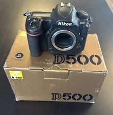 Corpo da câmera digital Nikon D500 DSLR 20.9MP com caixa original *Leia a descrição. comprar usado  Enviando para Brazil